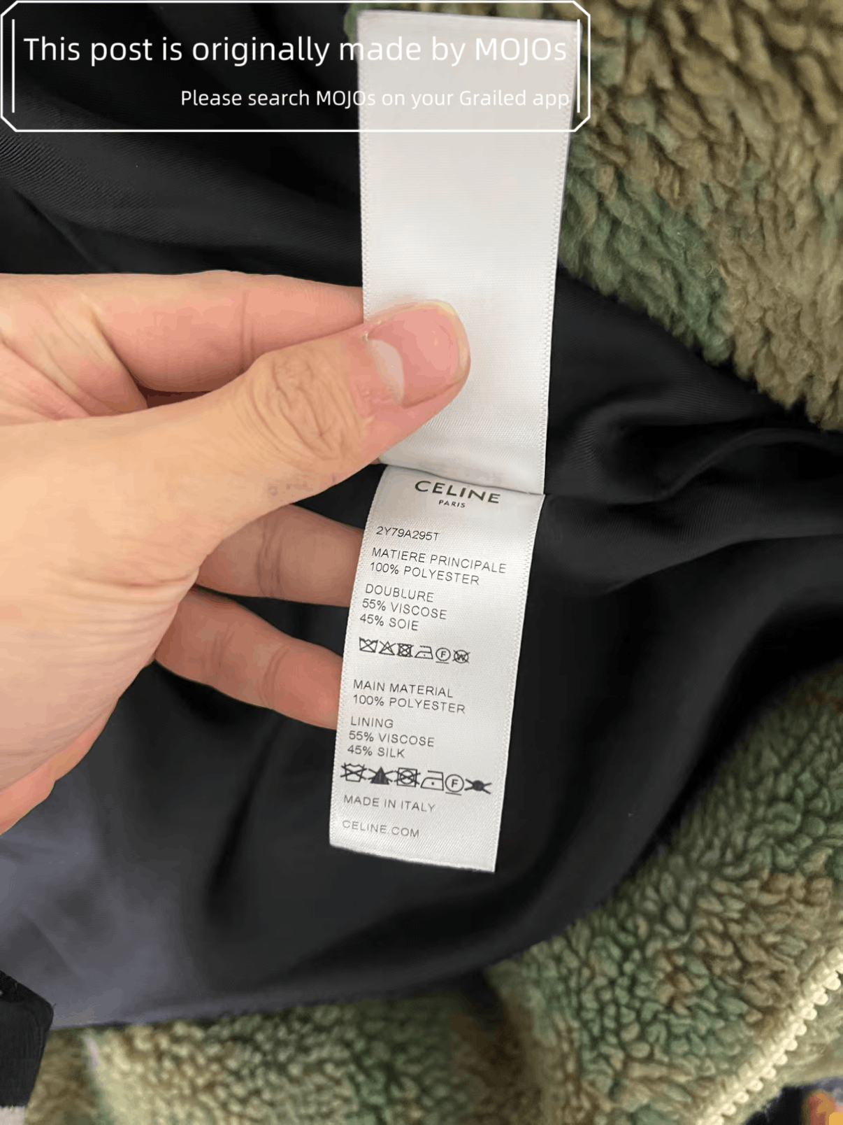 Celine Sz M Celine 23SS Camo Fleece Jacket mojos5571 Size US M / EU 48-50 / 2 - 4 Thumbnail