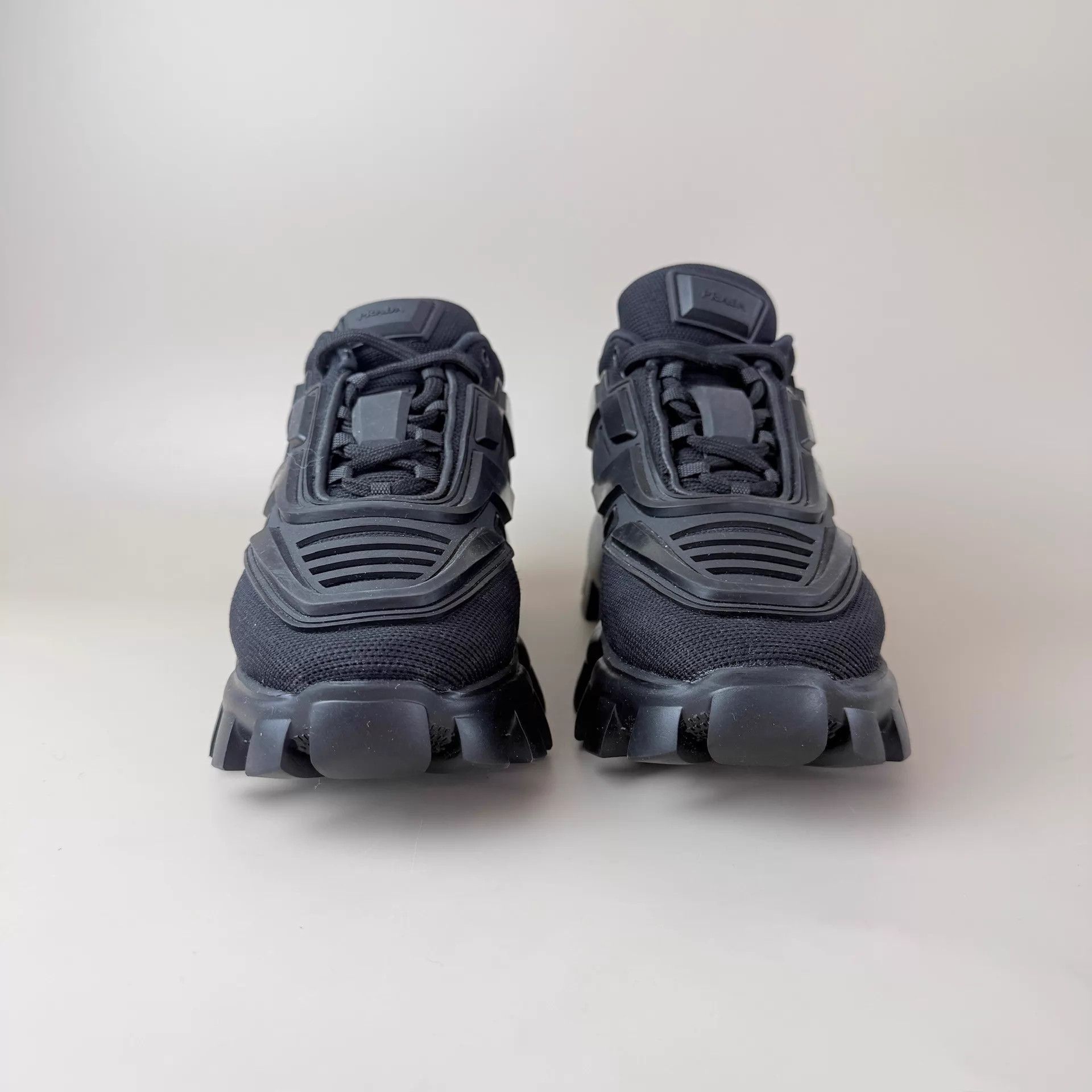 Prada Prada platform gear sole black 37 shoes YLP5167 Size US 6.5 / IT 36.5 - 2 Thumbnail