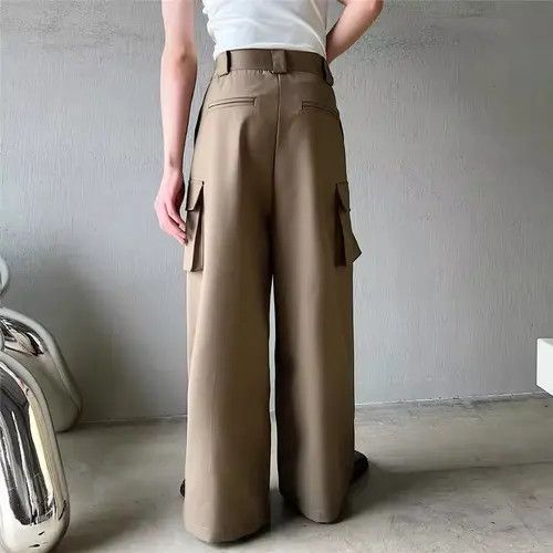 Japanese Brand Midori x Yumi Men's Casual Wide Leg Trousers Pants Size US 34 / EU 50 - 4 Thumbnail