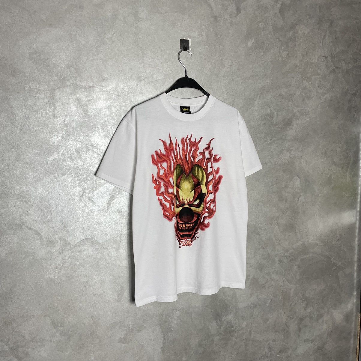 Corteiz Corteiz Fire Flame Clown Head T Shirt Size US M / EU 48-50 / 2 - 2 Thumbnail