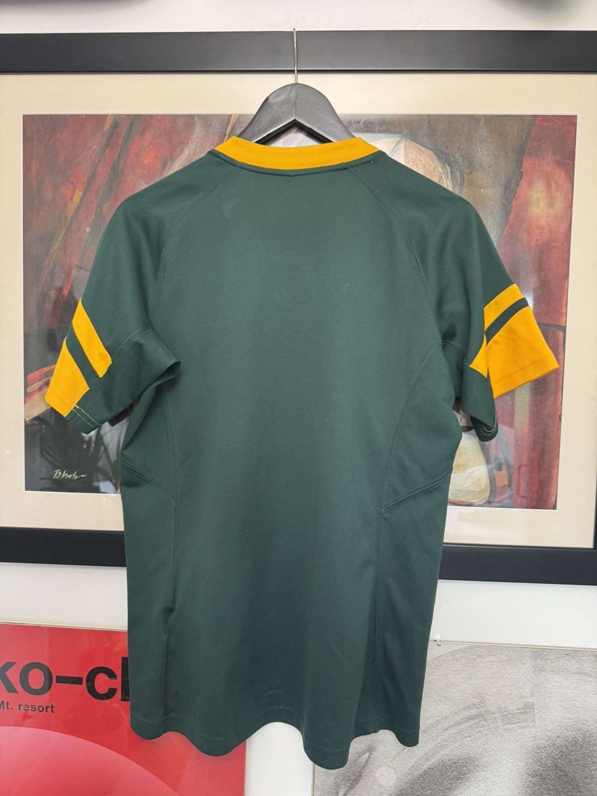 Asics South Africa Rugby Jersey Asics Sport Rare Hype Vintage Size US M / EU 48-50 / 2 - 2 Thumbnail