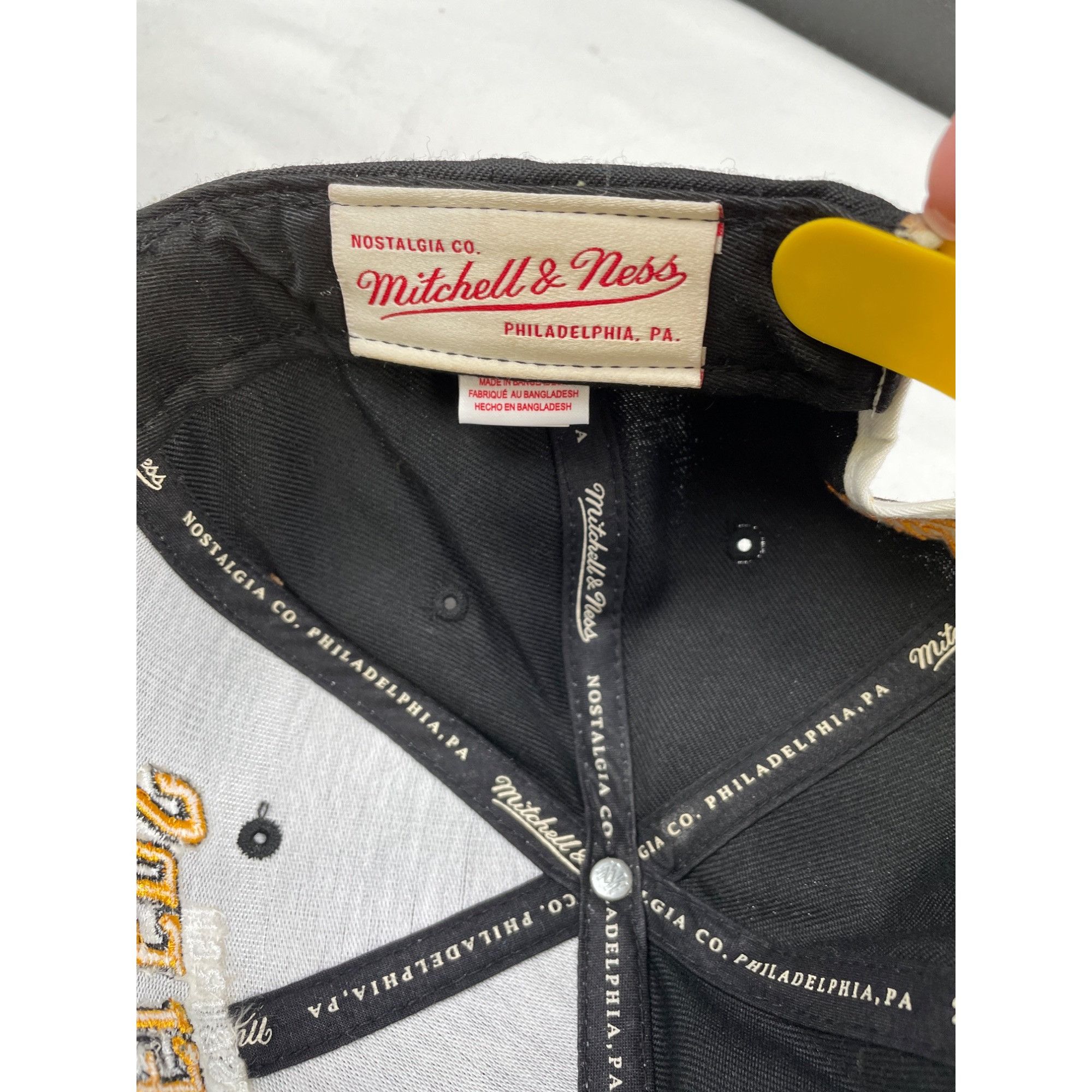 Mitchell & Ness Mitchell & Ness Steelers Yellow/Black Unisex Hat /Cap Adjust Size ONE SIZE - 6 Thumbnail
