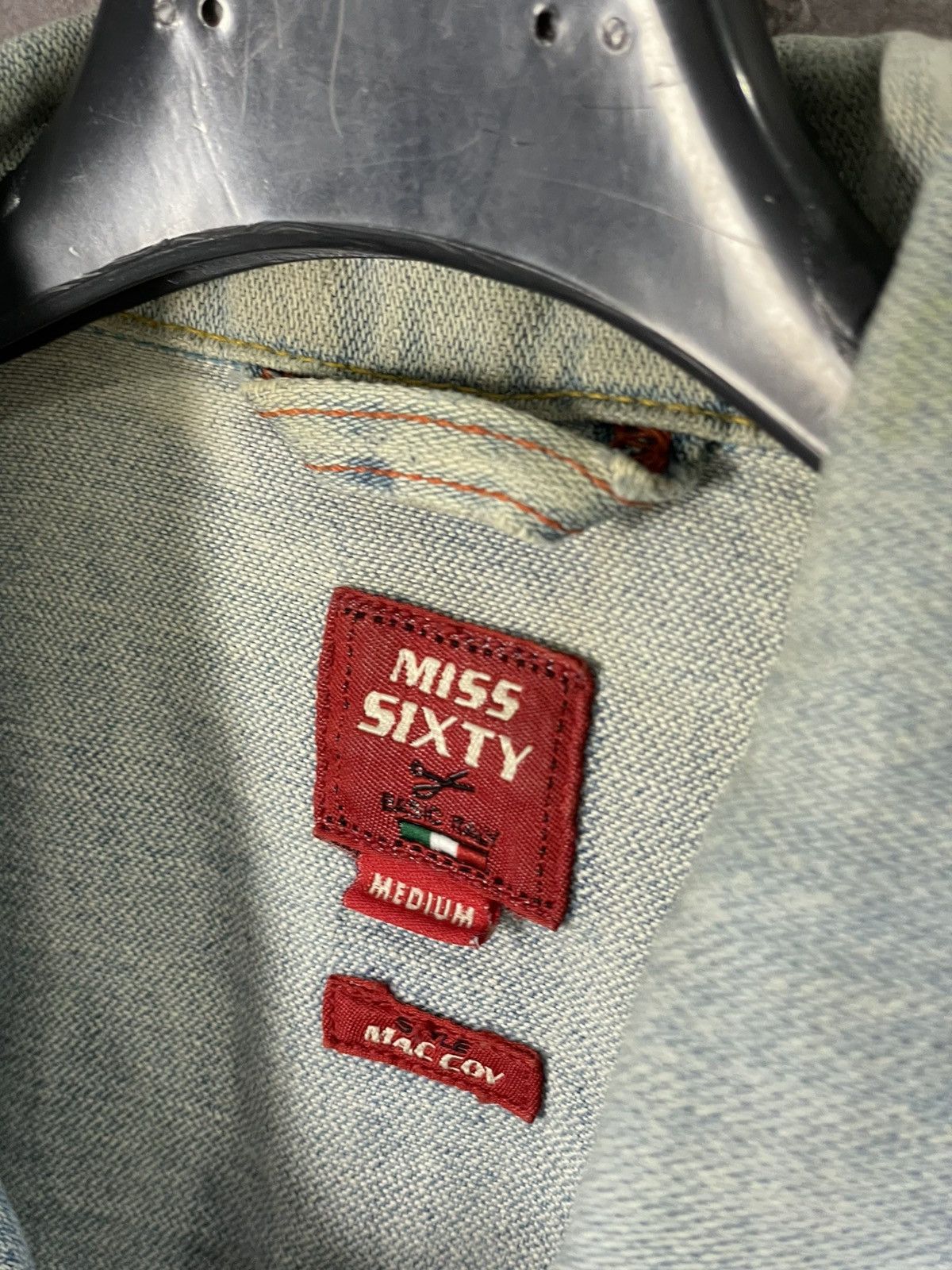 Miss Sixty × Vintage Vintage Y2K Miss Sixty Denim Jacket Streetwear 90s Style Size M / US 6-8 / IT 42-44 - 8 Thumbnail