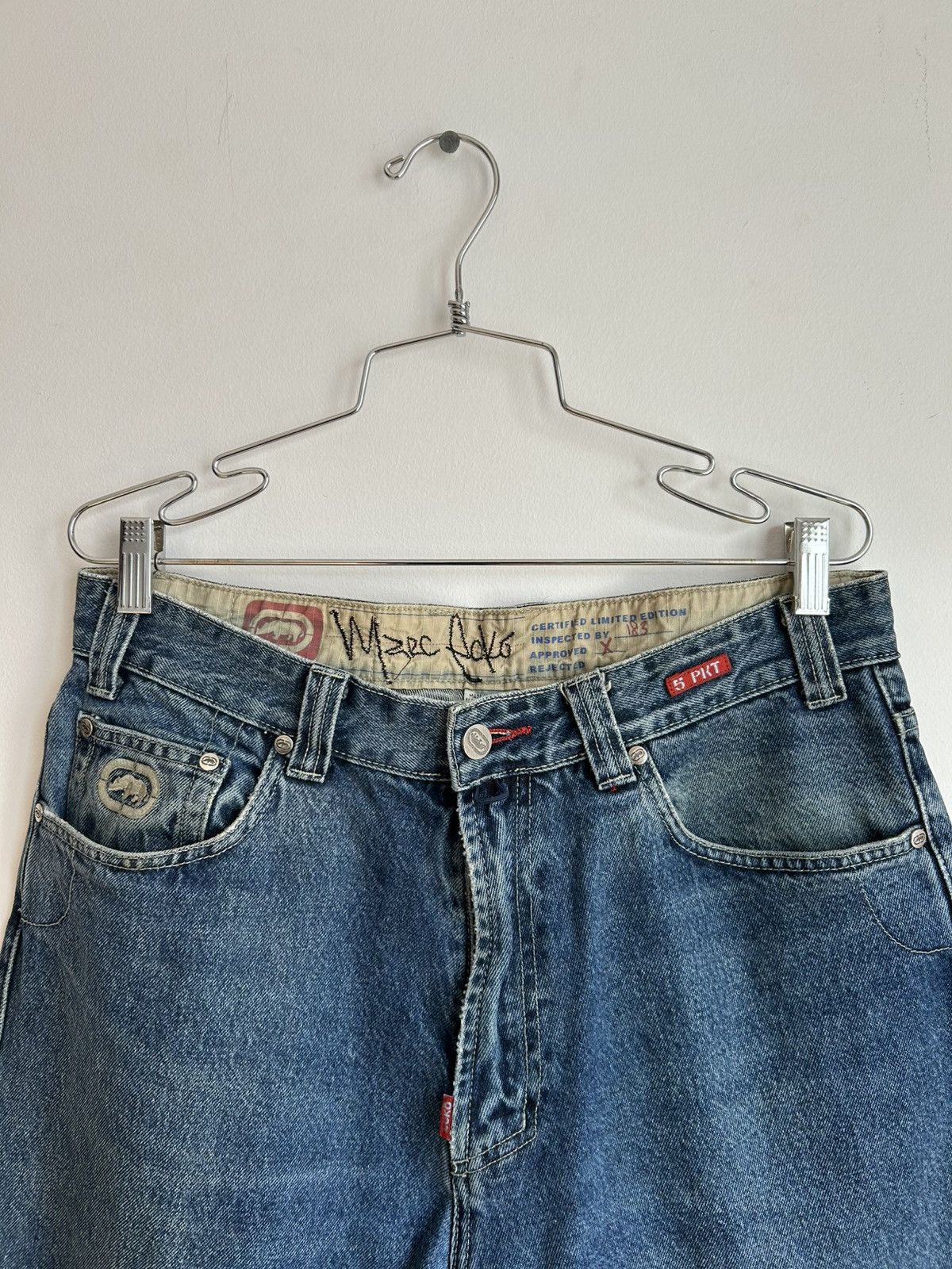 Ecko Unltd. × Marc Ecko × Vintage Marc Ecko Limited edition Vintage Denim jeans y2k Numbered Size US 34 / EU 50 - 4 Thumbnail