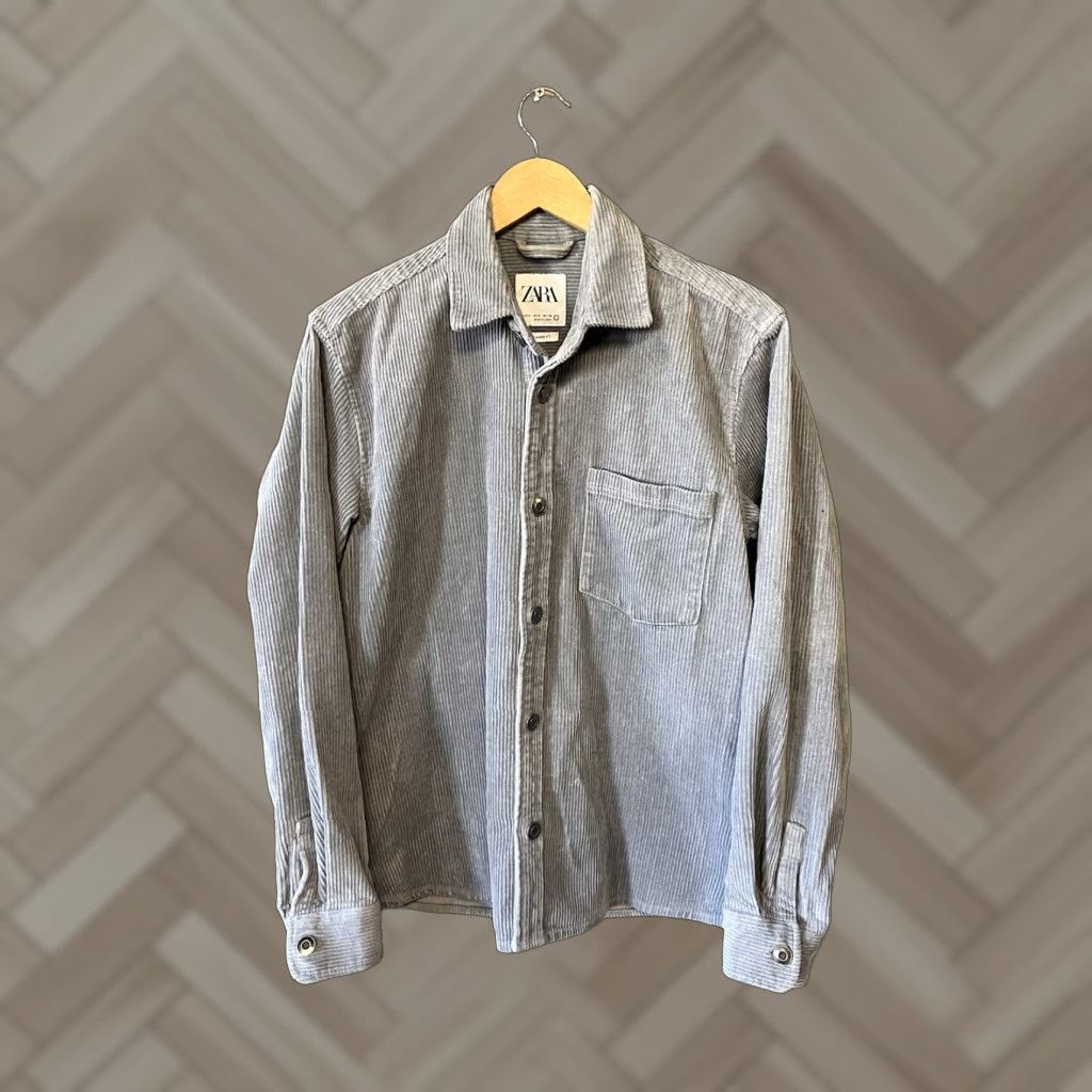 Zara Zara Blue Womens Corduroy Long Sleeve Button Up Jacket Size Small User: Zara Blue Womens Corduroy Long Sleeve Button Up Jacket Size Small Size S / US 4 / IT 40 - 1 Thumbnail