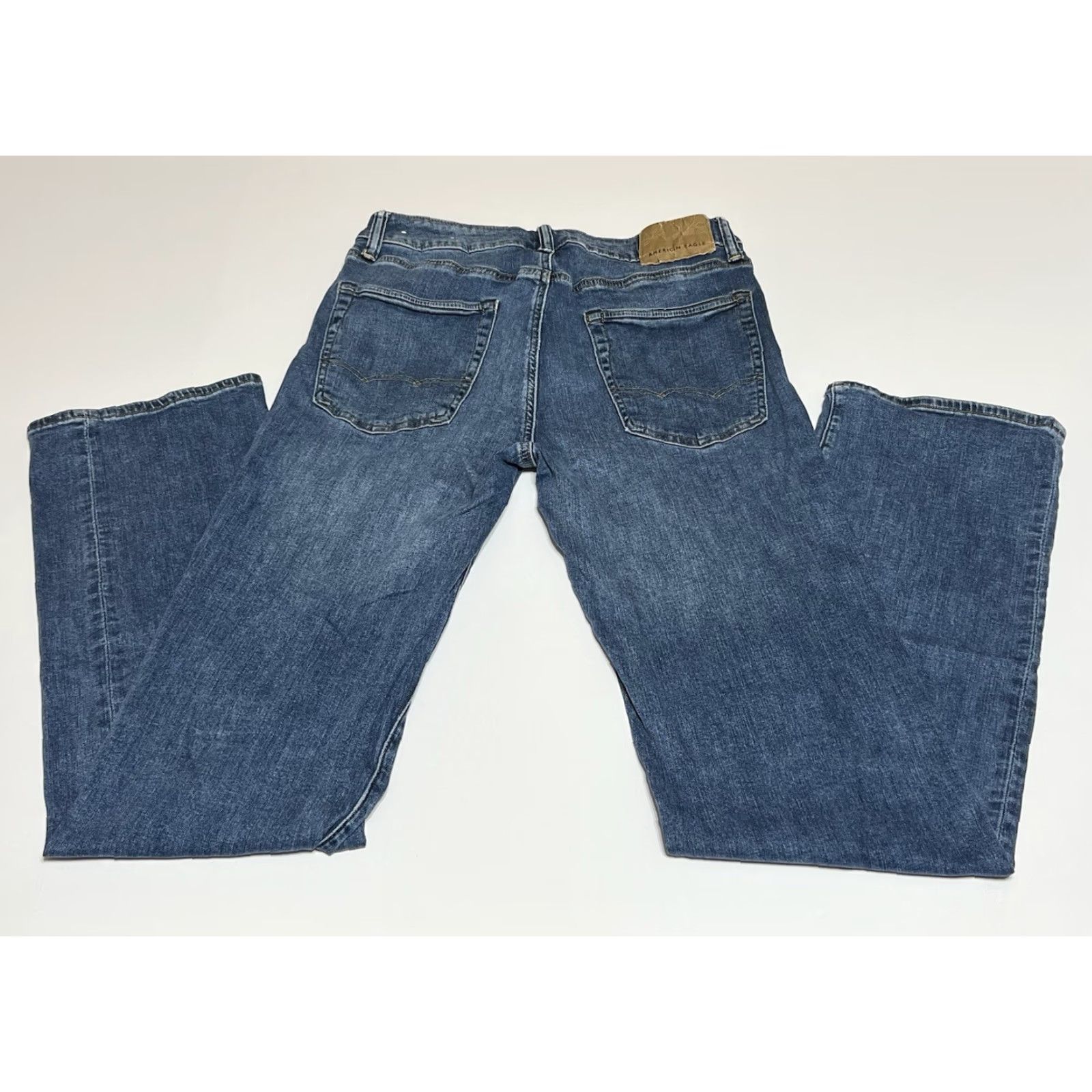 American Eagle Outfitters American Eagle Outfitters Original Boot Jeans Mens 32x36 Blue Denim Bootcut 5-Pocket Mid Rise Regular Size 32 Casual Fit USA Theme Size US 32 / EU 48 - 2 Thumbnail