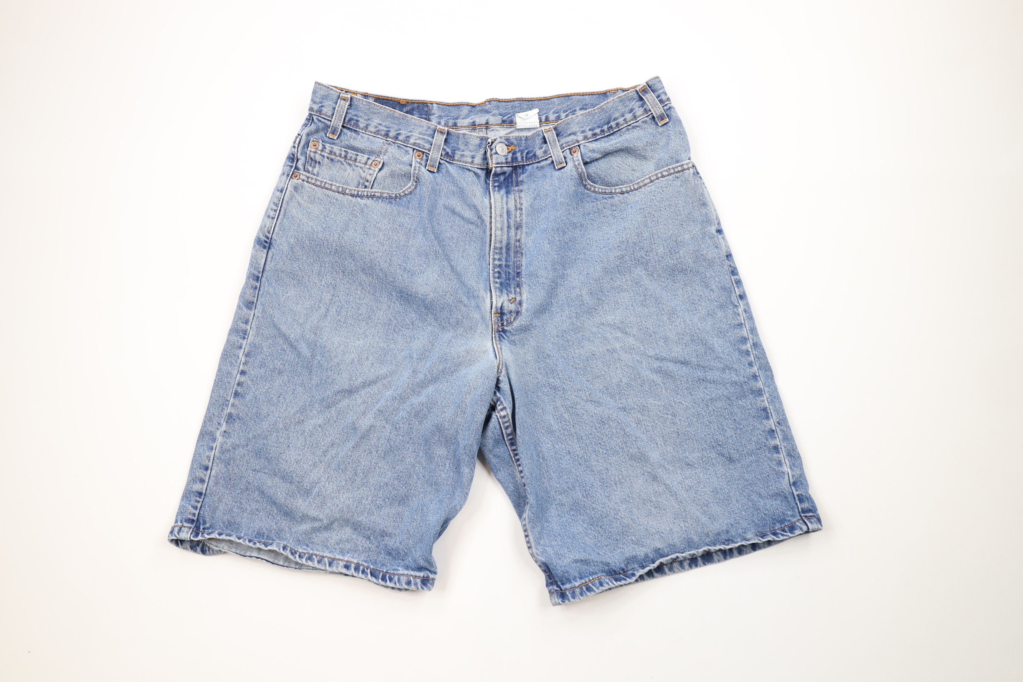 Levi's × Vintage Vintage Y2K 2000 Levis 560 Loose Fit Denim Shorts Jorts USA Size US 38 / EU 54 - 1 Thumbnail