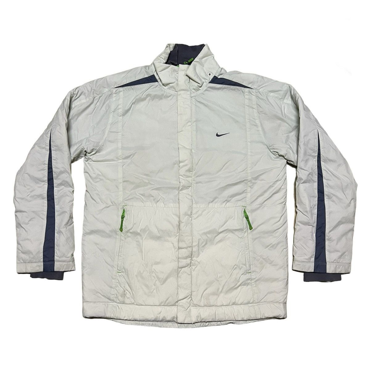 image of Nike Light Jacket Small Logo Zipper Jacket in Light Aqua, Men's (Size Medium)