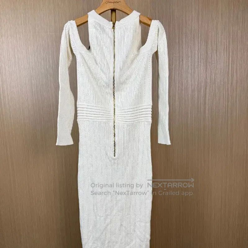 Balmain Balmain White Wool Dress Size XXL . Size XL / US 12-14 / IT 48-50 - 2 Thumbnail