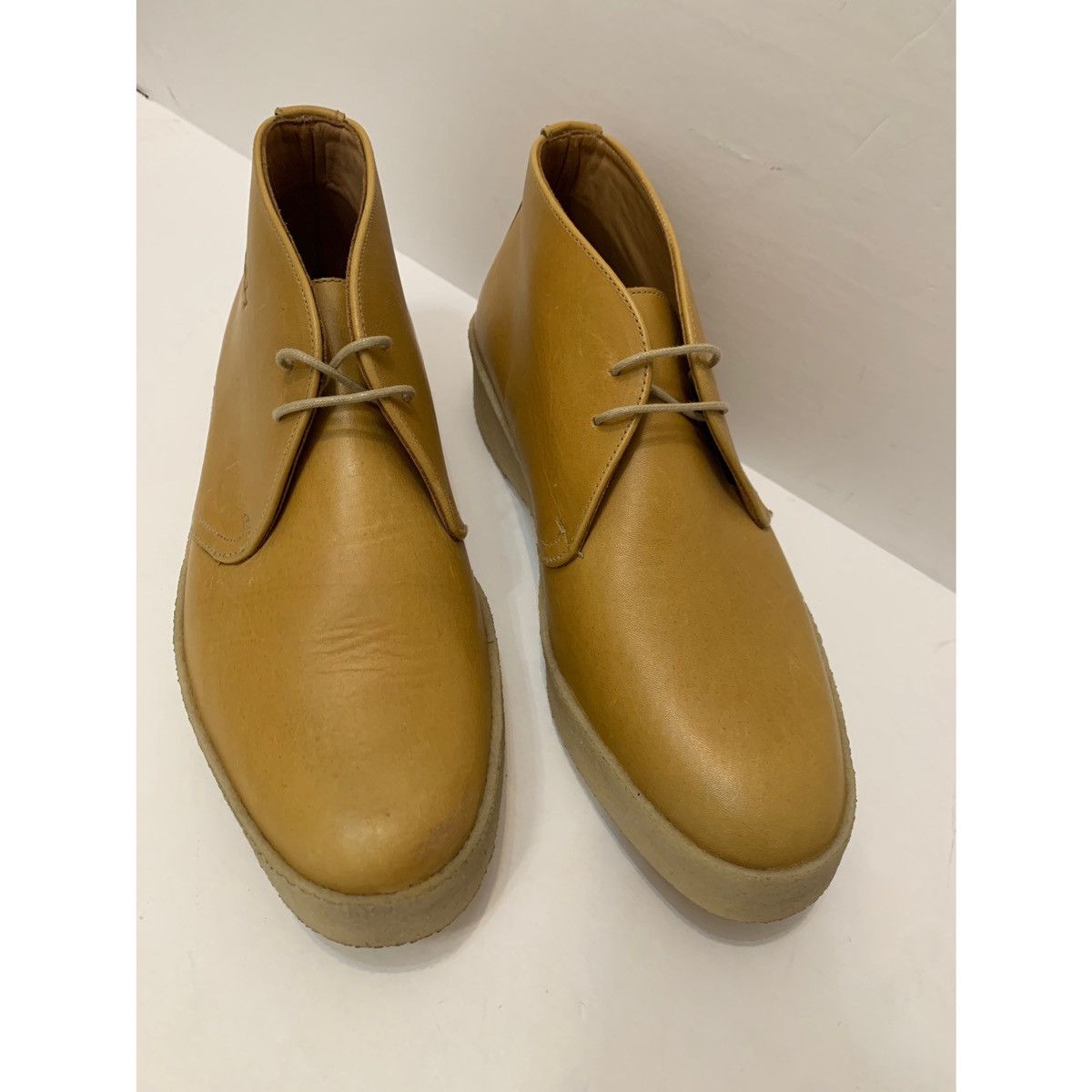 Noah NOAH ➕ SANDERS WAXED LEATHER CHUKKA BOOTS Size US 8 / EU 41 - 3 Thumbnail
