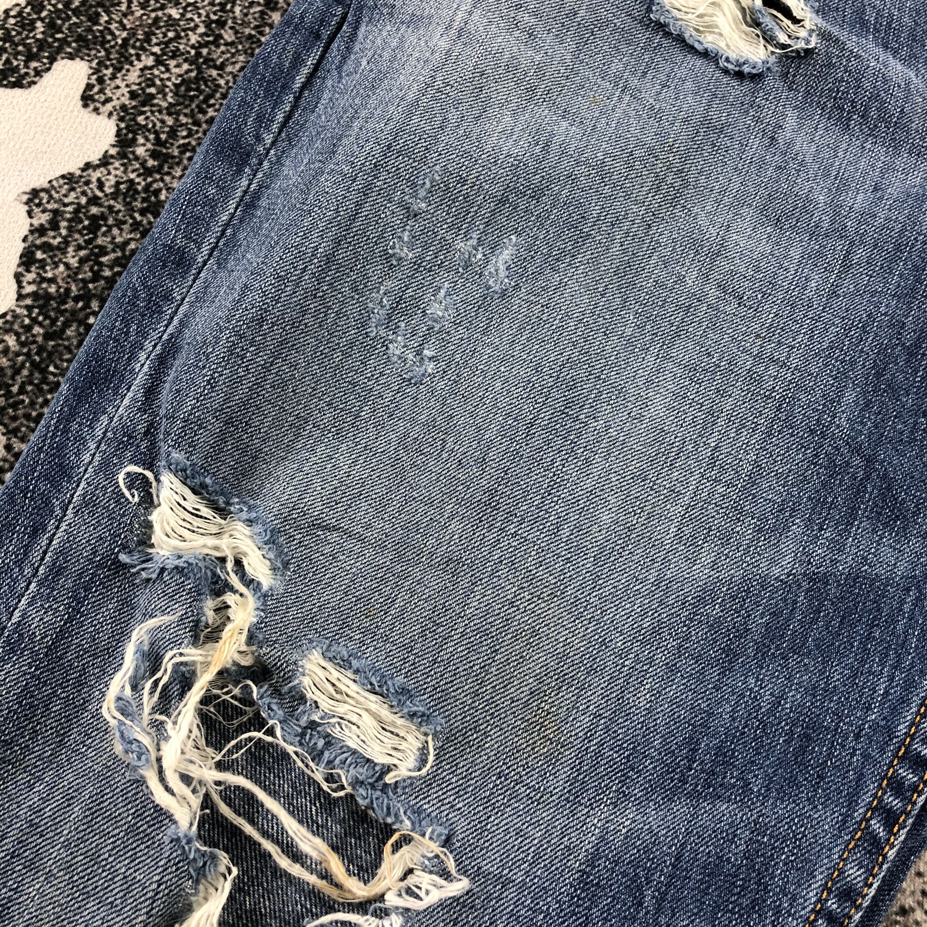 Levi's Levi's 511 Jeans Distressed Denim KJ965 Size US 34 / EU 50 - 14 Thumbnail