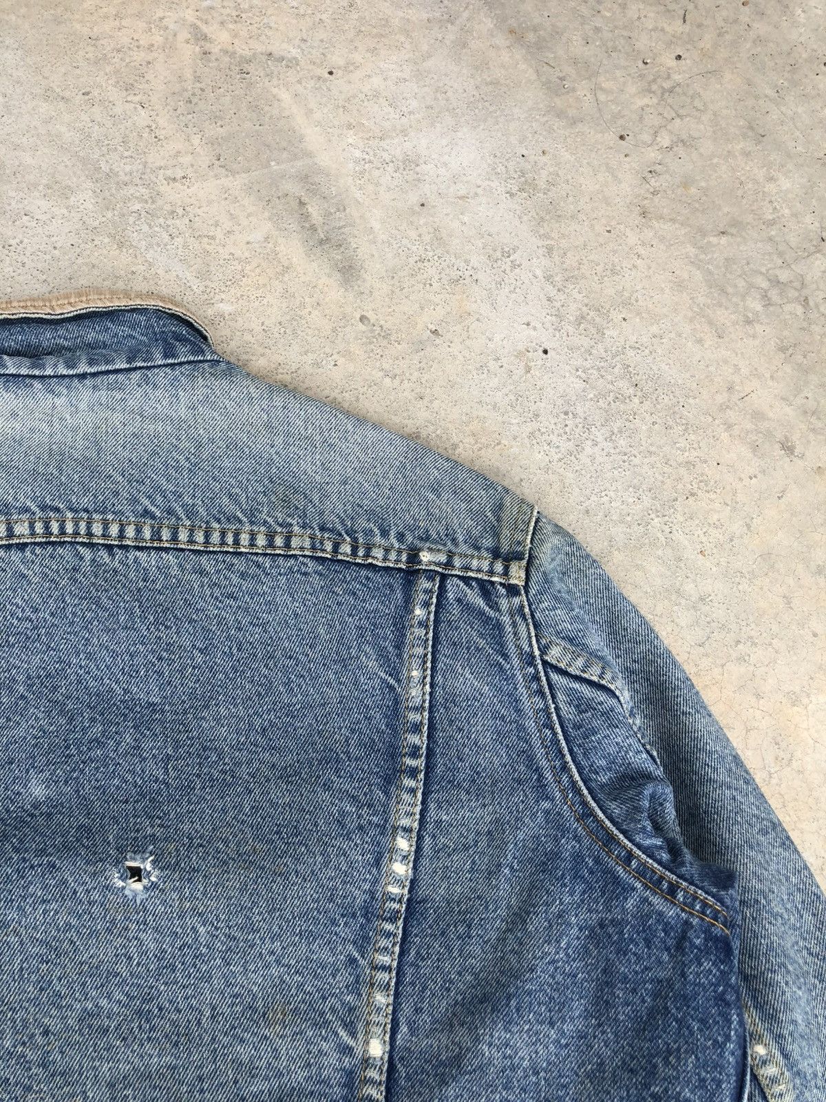Lee Vintage 70s Lee Storm Rider Blanked Lined Denim Jacket Size US M / EU 48-50 / 2 - 16 Thumbnail