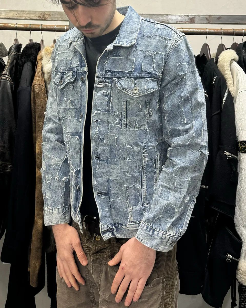 Levi's × Vintage Levi's Made & Crafted Unique Denim Patchwork Jacket Size US M / EU 48-50 / 2 - 5 Thumbnail