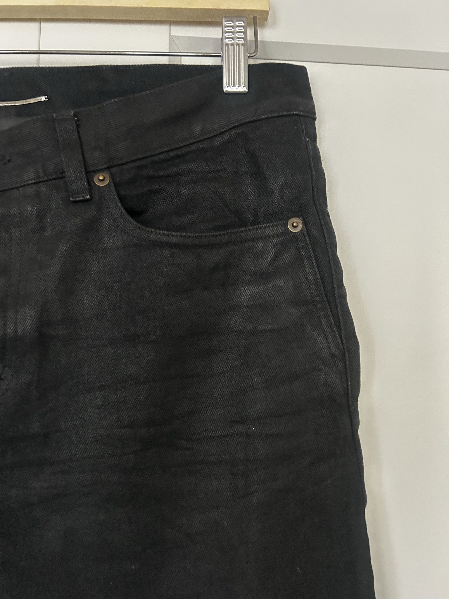 Saint Laurent Paris Saint Laurent waxed slim jeans Size US 32 / EU 48 - 3 Thumbnail