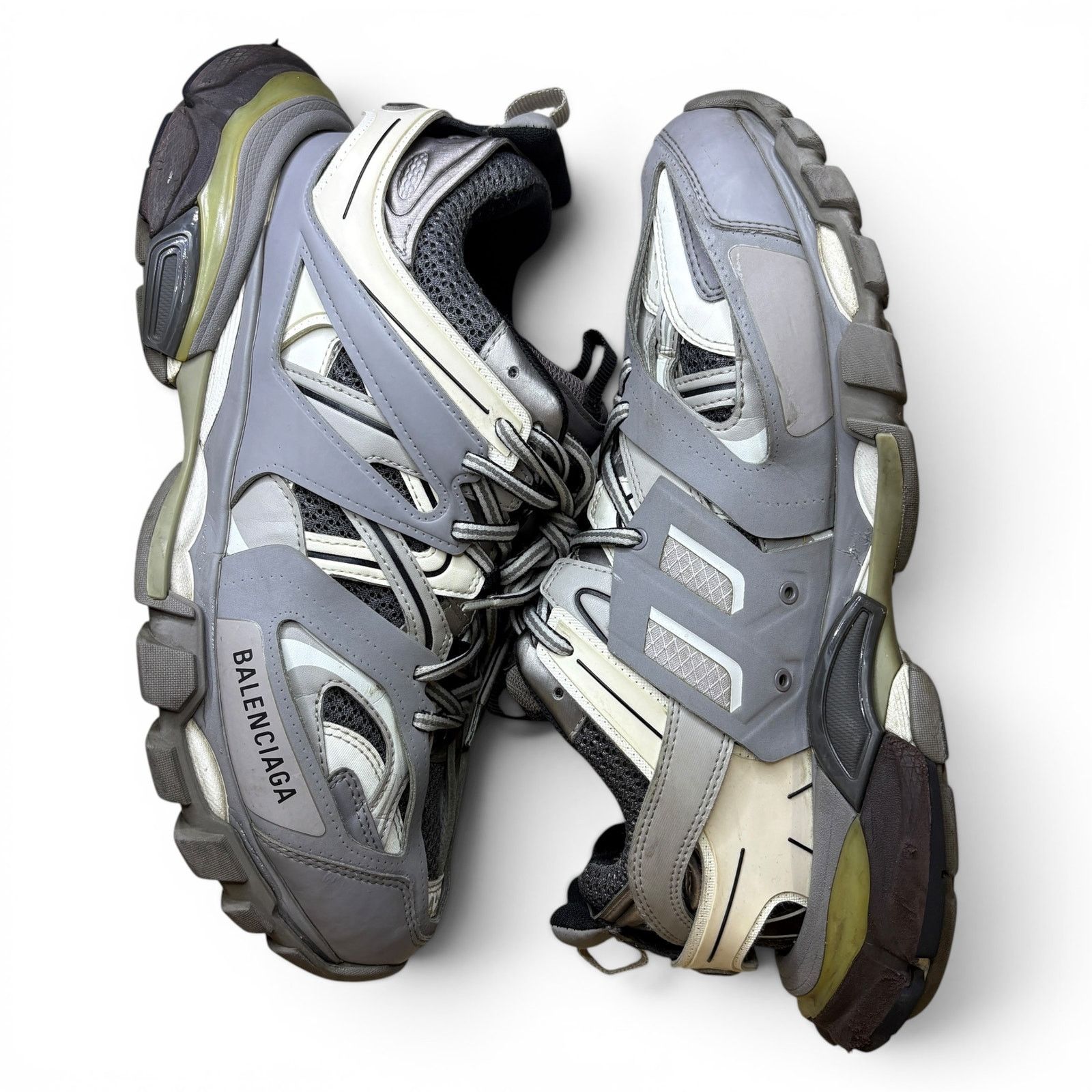 Balenciaga Size 9 - Balenciaga Track Grey White Sneakers Size US 9 / EU 42 - 1 Thumbnail