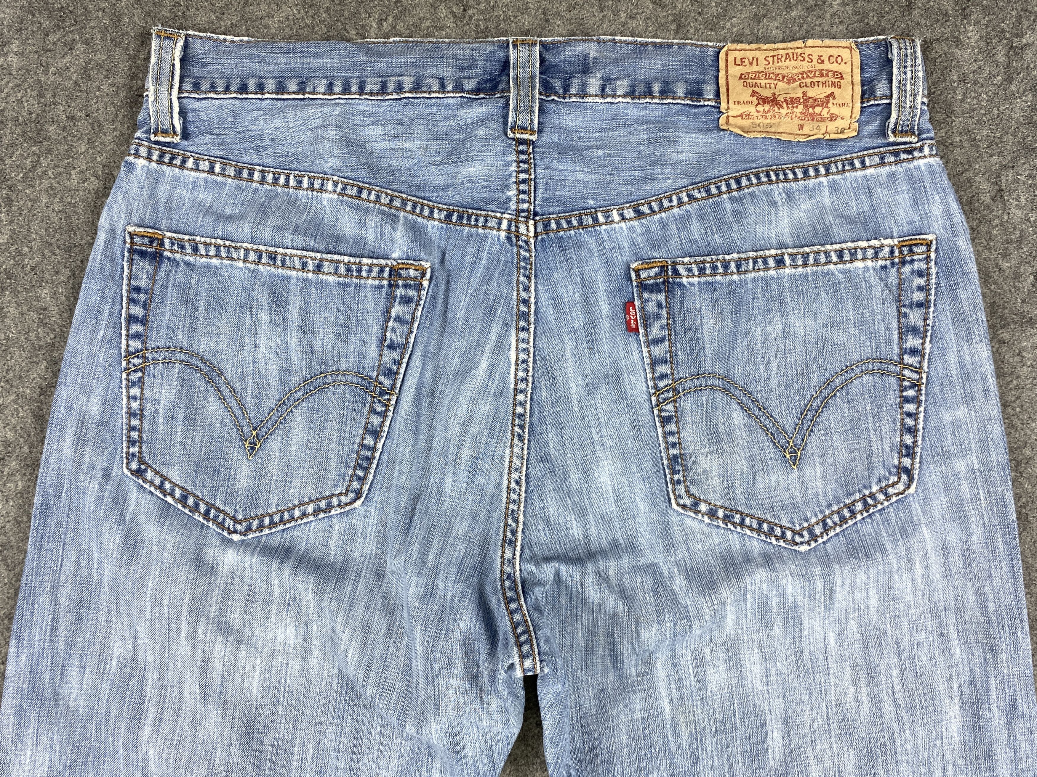 Levi's Mid Blue Vintage Levi's 505 Jeans 34x29 Denim -JN1456 Size US 34 / EU 50 - 4 Thumbnail