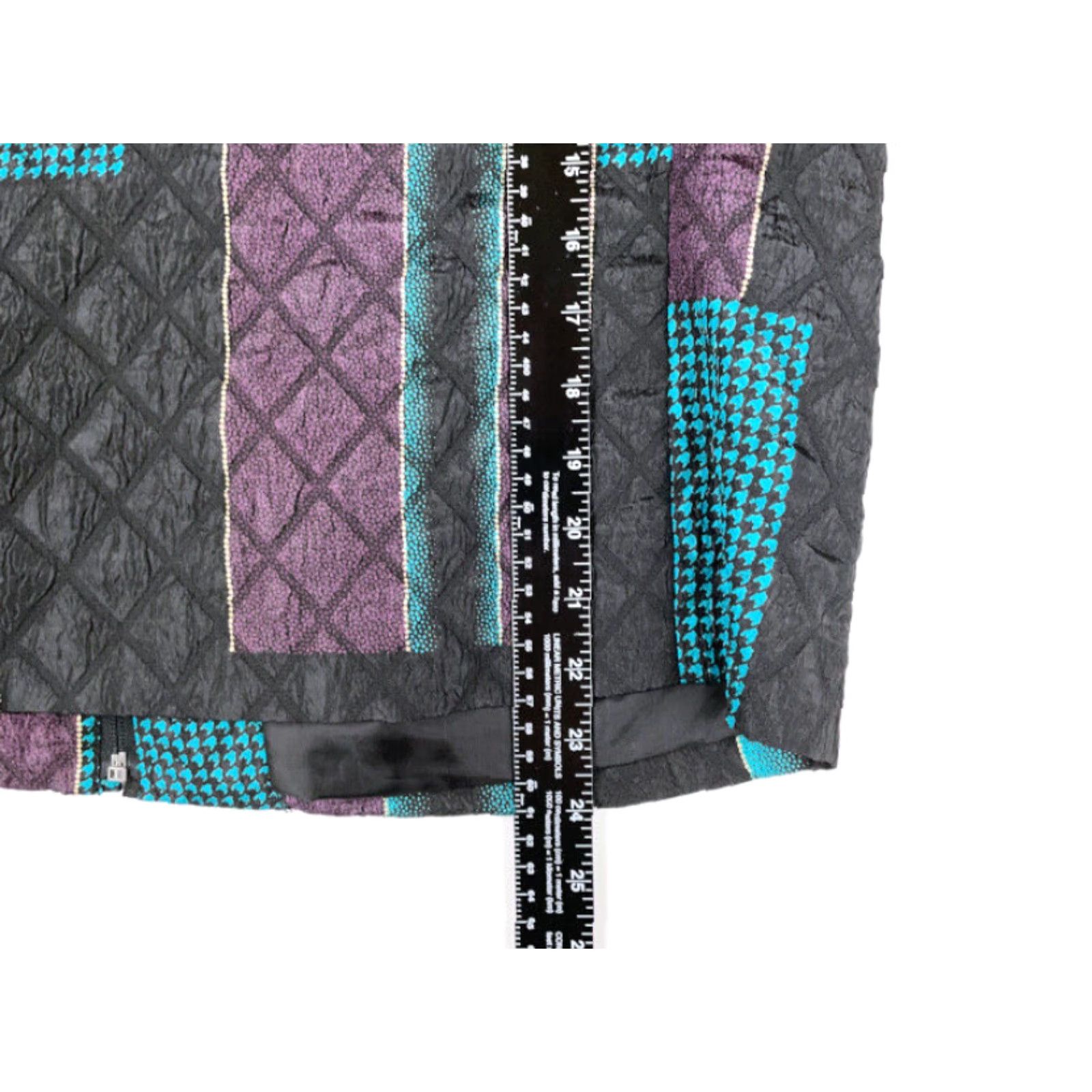 Pinko VTG 90s Multicolor Geometric Full-Zip Windbreaker Jacket Women's M Quilted Erin London Size M / US 6-8 / IT 42-44 - 6 Thumbnail