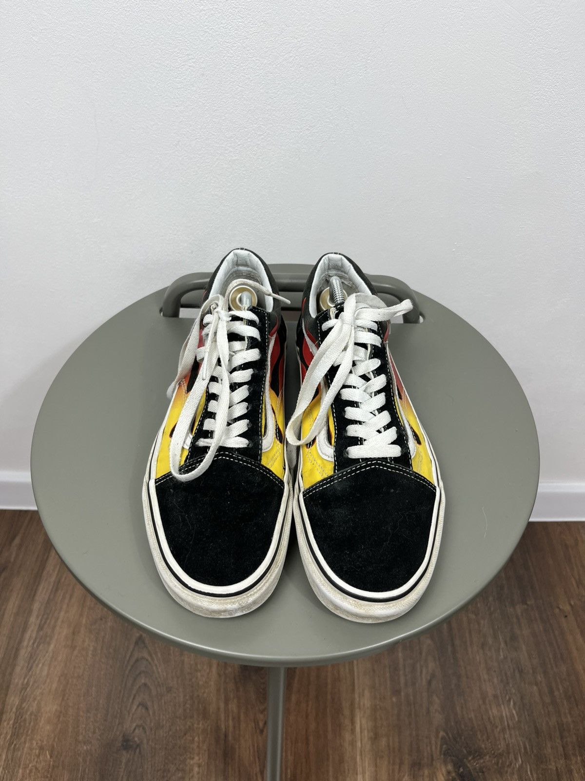 Vans Vans Old Skool Flame Black Yellow Red EU 42 Size US 9 / EU 42 - 4 Thumbnail