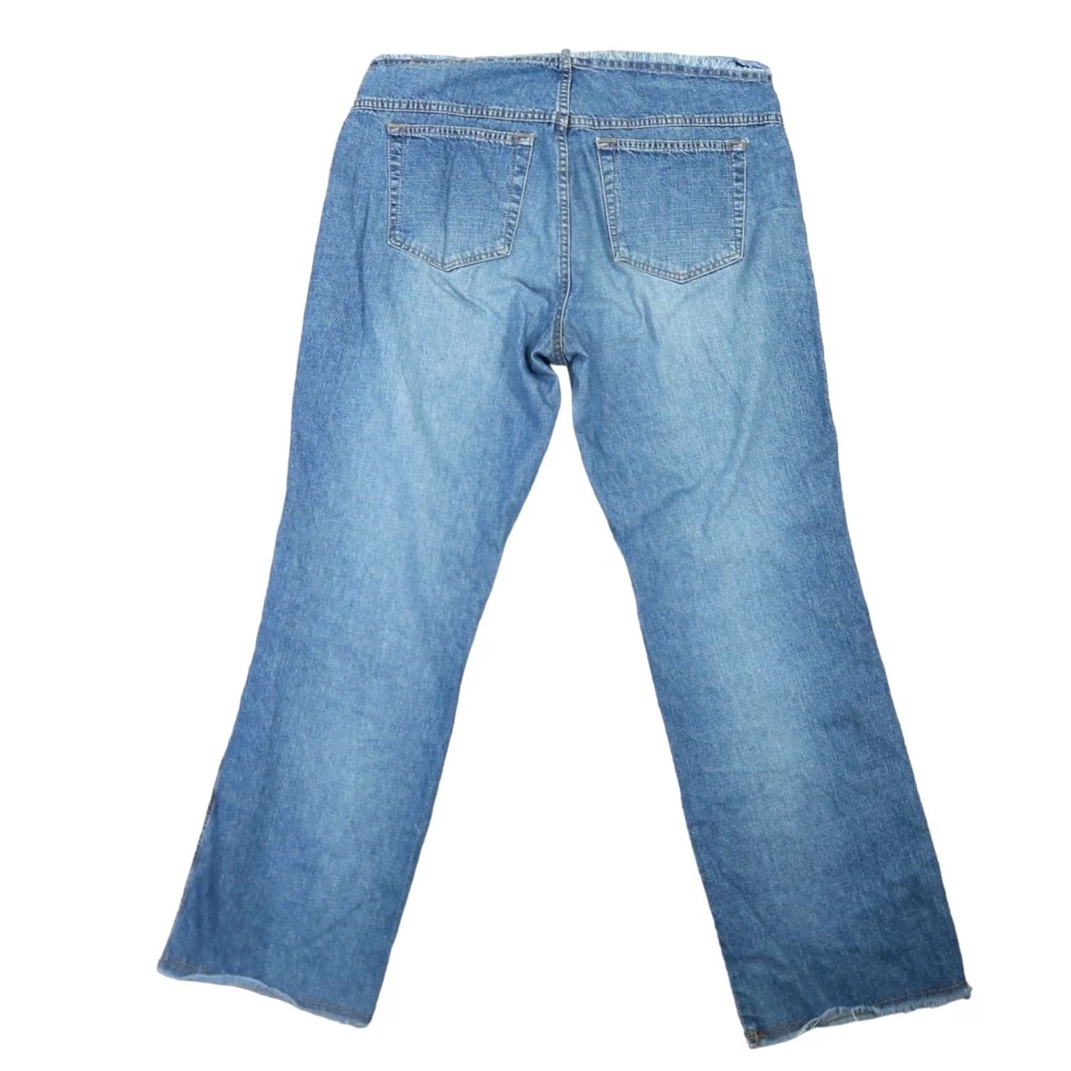 Avenue VINTAGE Avenue Blues Jeans 14 blue medium wash low rise bootcut flare Y2K Size 36" / US 14 / IT 50 - 3 Thumbnail