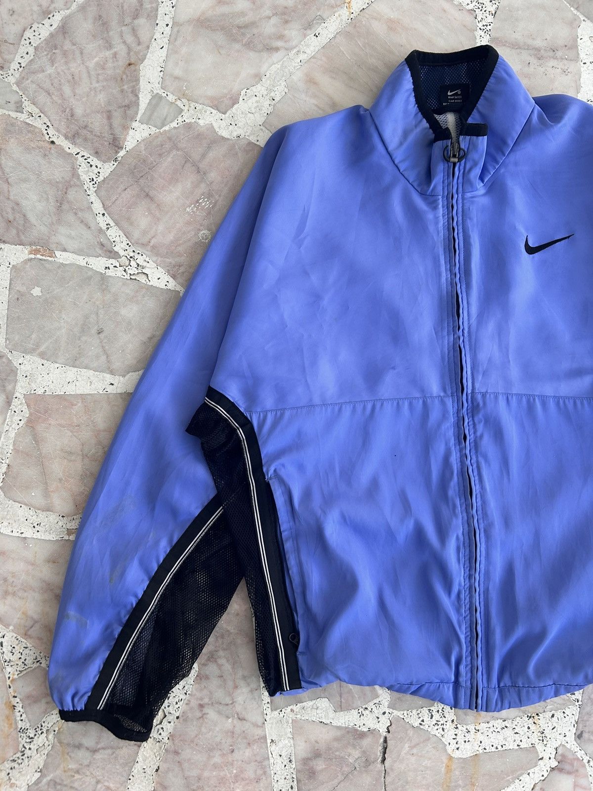 Nike nike agassi windbresker blue jacket zip on Size US L / EU 52-54 / 3 - 3 Thumbnail