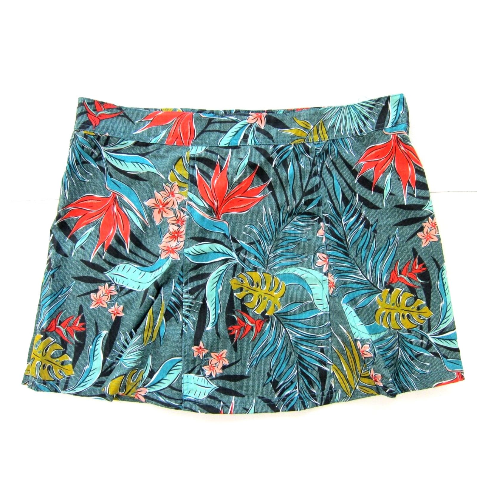 Vintage Rip Skirt Hawaii Tropical Breathable Stretch Active Cover Up Wrap Skirt Women XL Size 40" / US 18 - 2 Thumbnail