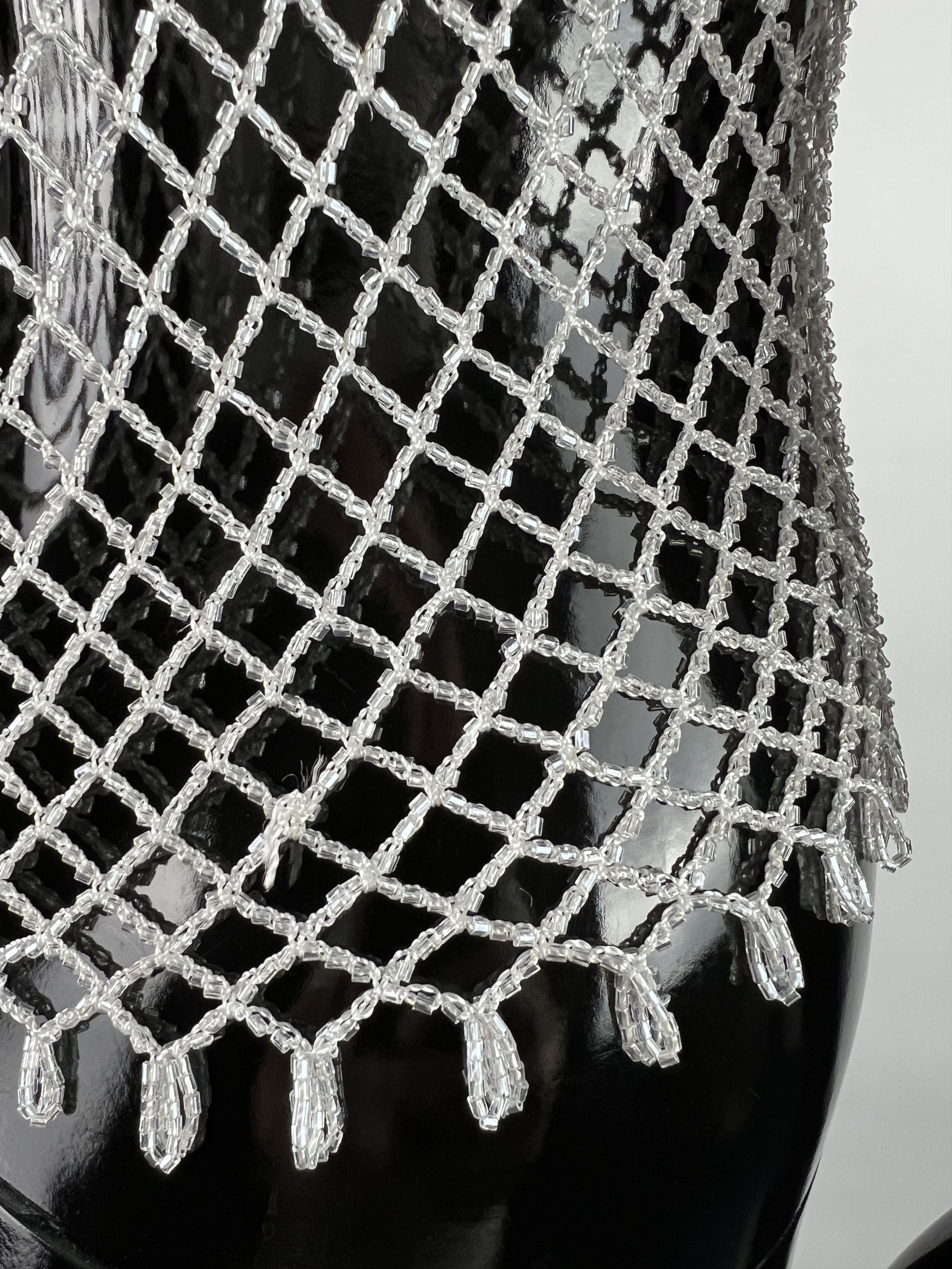 Other Nicowa Mesh Fishnet Croshet Beaded Baby Tee Tank Top Size36 Size S / US 4 / IT 40 - 6 Thumbnail