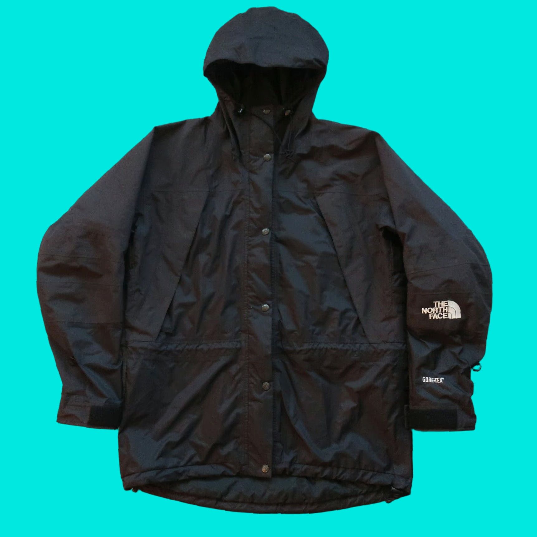 The North Face Vintage North Face Goretex Mountain Light 2 Jacket Womens Large Black Size L / US 10 / IT 46 - 1 Thumbnail