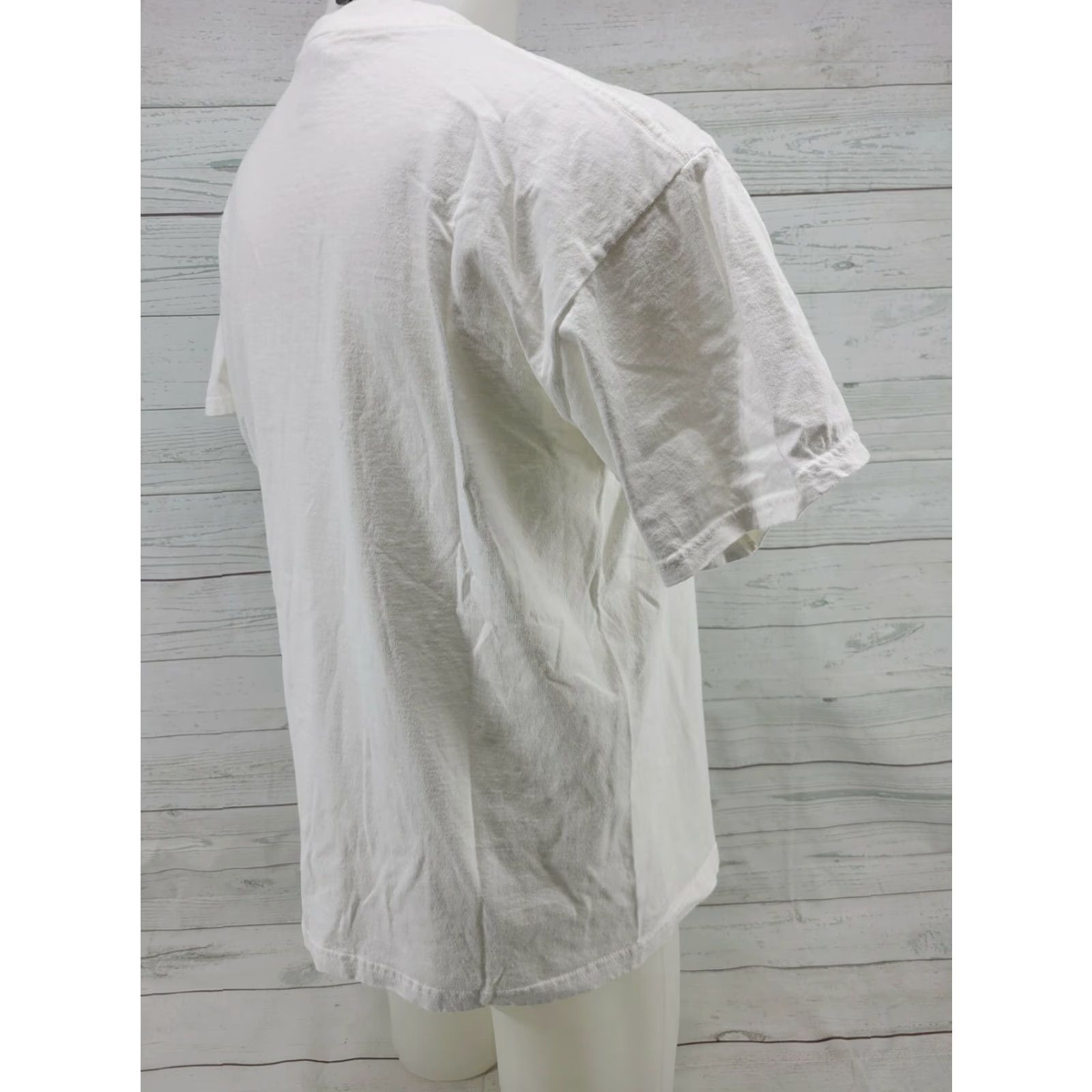Fruit Of The Loom WIHG IHOG Radio Shirt White Size Large Shirt Mens Short Sleeve 105.7 FCC? Size US L / EU 52-54 / 3 - 5 Thumbnail