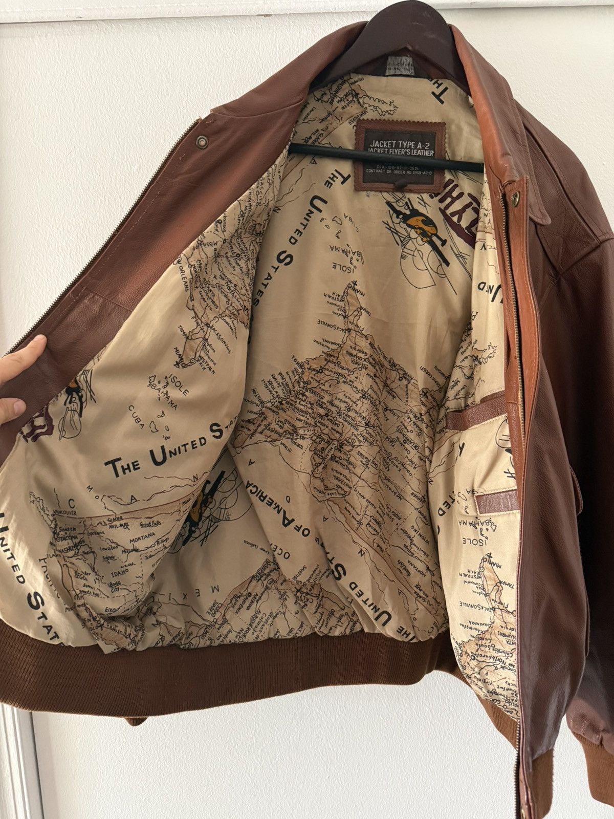 Vintage Vintage Type A-2 USAAF Flight Jacket Size US XL / EU 56 / 4 - 6 Thumbnail