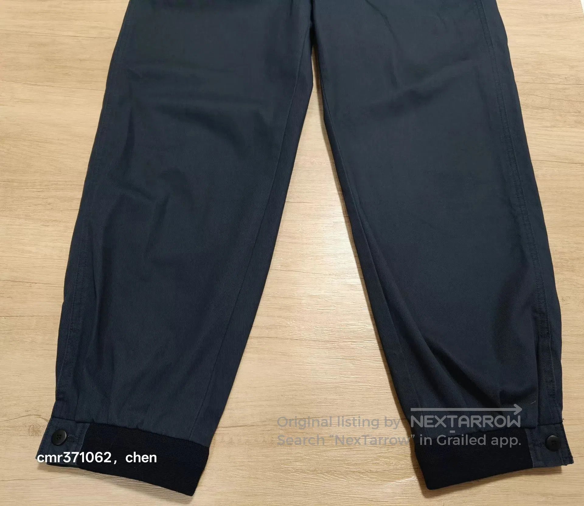 Visvim Blue Casual Pants with Cuffed Ankles . Size US 30 / EU 46 - 3 Thumbnail