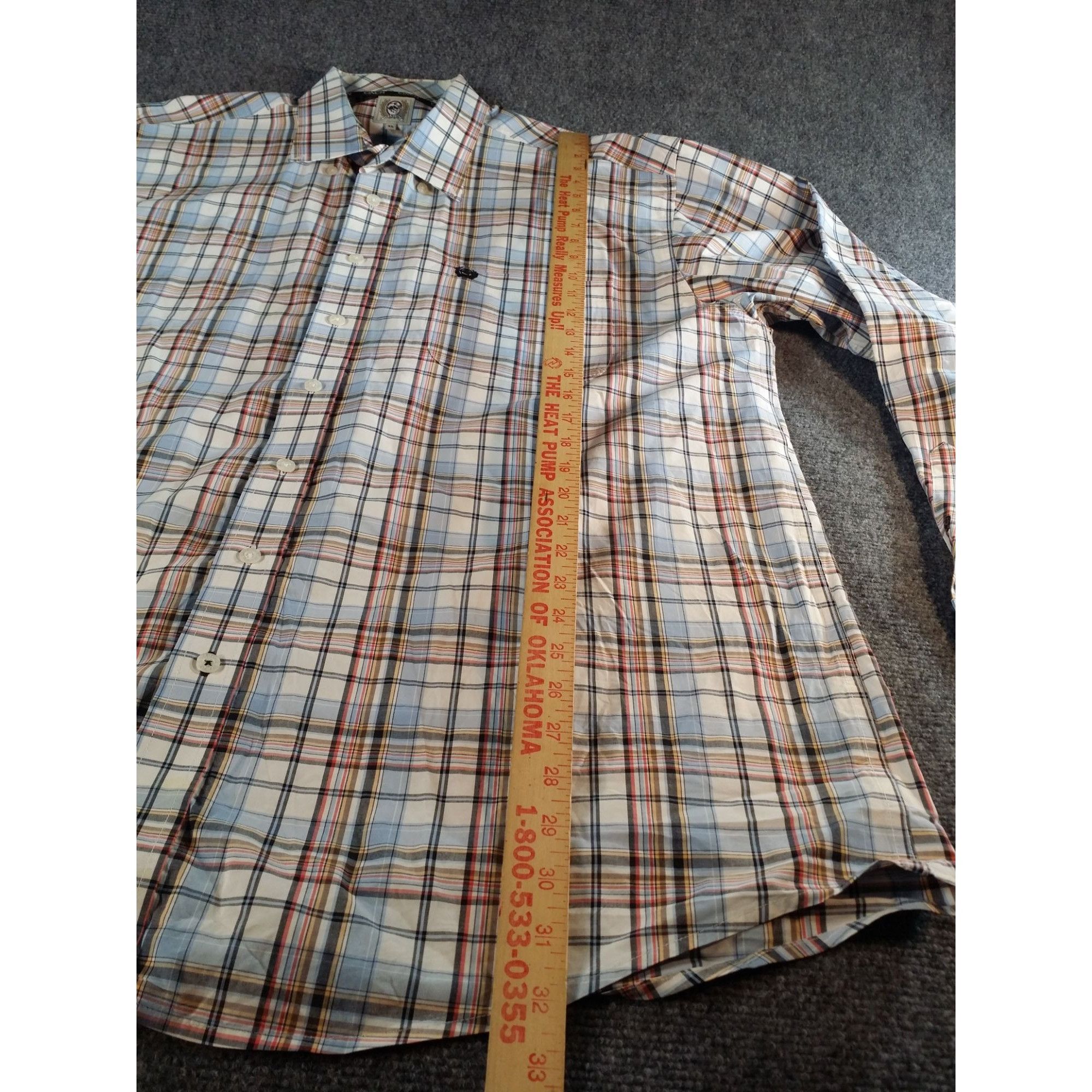 CINCH Cinch Button Up Shirt Men Sz XL Plaid Multicolor Long Sleeve Size US XL / EU 56 / 4 - 4 Thumbnail