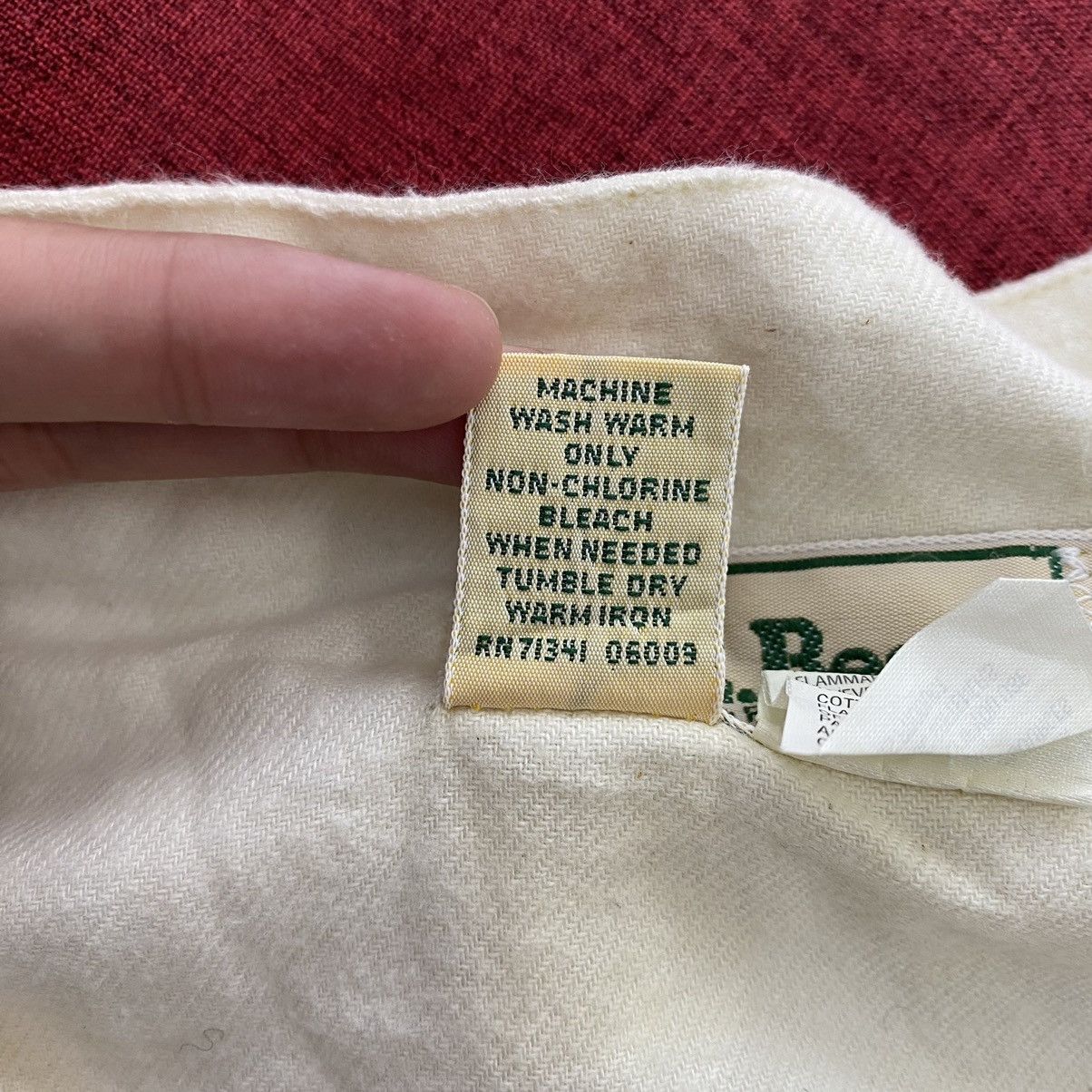 L.L. Bean × Vintage Vintage LL BEAN USA Three Quater Sleeve Cream Dress Size M / US 6-8 / IT 42-44 - 5 Thumbnail