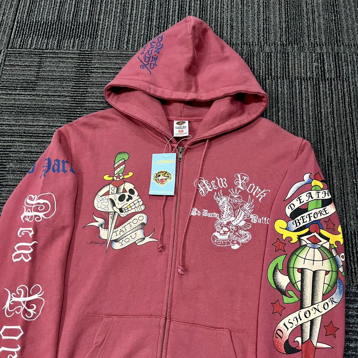 Ed Hardy Ed Hardy Tatoo Zip Hoodie Size US M / EU 48-50 / 2 - 2 Thumbnail