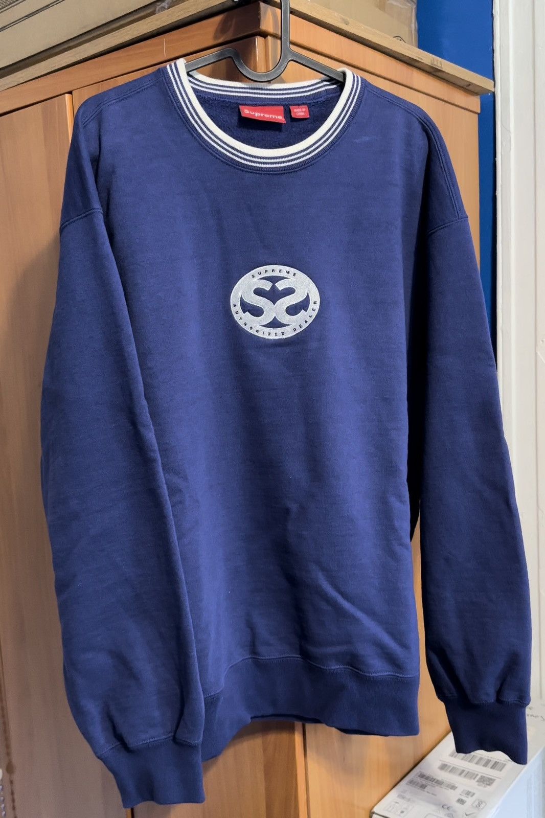Supreme Supreme Double S Crewneck Sweater Size US L / EU 52-54 / 3 - 1 Thumbnail