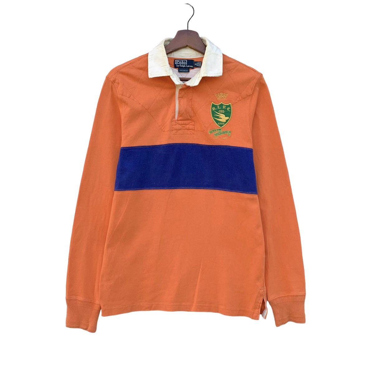 Polo Ralph Lauren × Rugby Ralph Lauren × Vintage Vintage 90s Polo Ralph Lauren 7 Polo Rugby Sweatshirt Size M / US 6-8 / IT 42-44 - 1 Thumbnail
