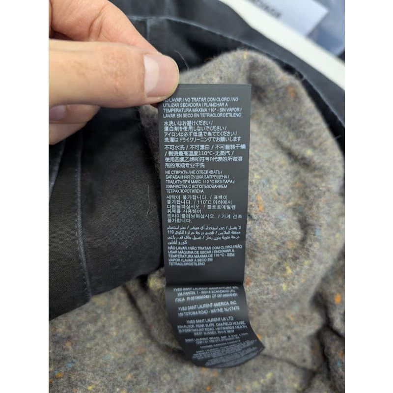Saint Laurent Paris o1rshd1 Corduroy-Trimmed Cotton Canvas Work Jacket in Black Size US M / EU 48-50 / 2 - 19 Thumbnail
