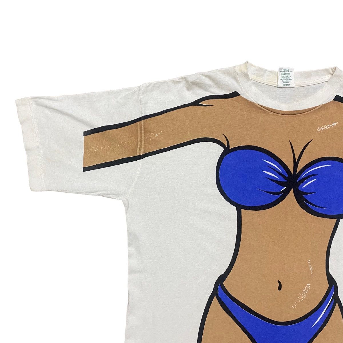 Vintage Vintage Bikini Shirt Overprint Size US XL / EU 56 / 4 - 4 Thumbnail