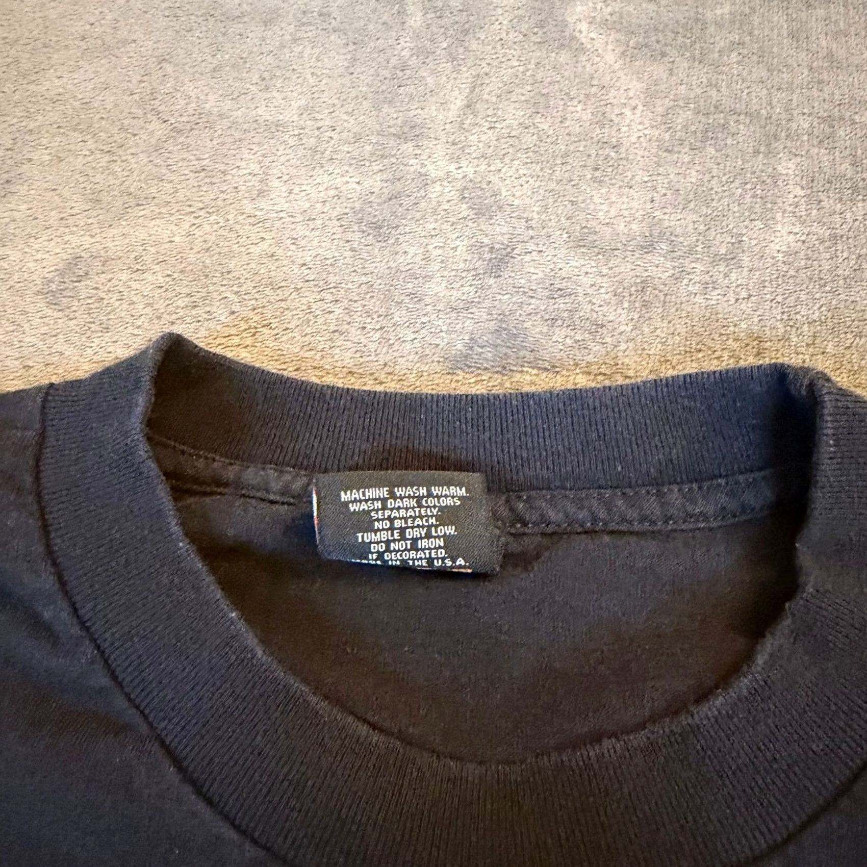 Harley Davidson VINTAGE Harley-Davidson T Shirt Men Large Black Eagles Las Vegas Graphic Tee 2000s USA, Quotes, Music, Horse Mens Size US L / EU 52-54 / 3 - 4 Thumbnail
