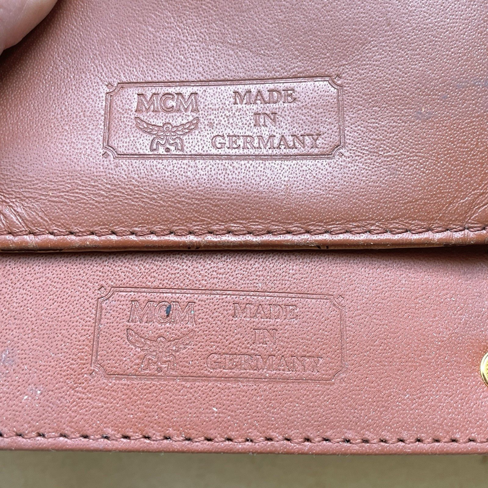 MCM Vintage MCM Cognac Visetos Leather Wallet & Cardholder Size ONE SIZE - 11 Thumbnail