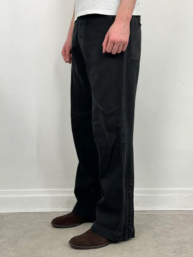 Armani AW2005 Armani Black Corduroy Cargo Wide-Leg Pants Size US 34 / EU 50 - 3 Thumbnail