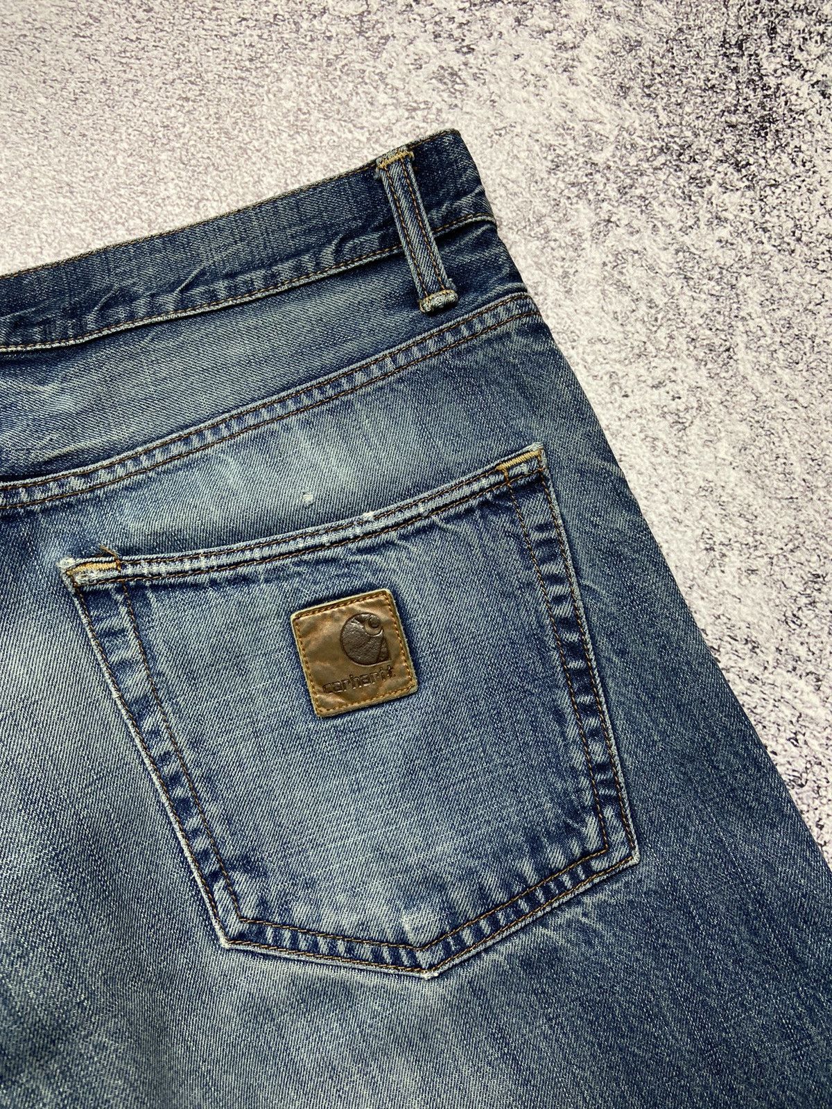 Carhartt × Vintage Vintage Carhartt Jeans Klondike Pants Distressed Denim Skate Size US 33 - 3 Thumbnail