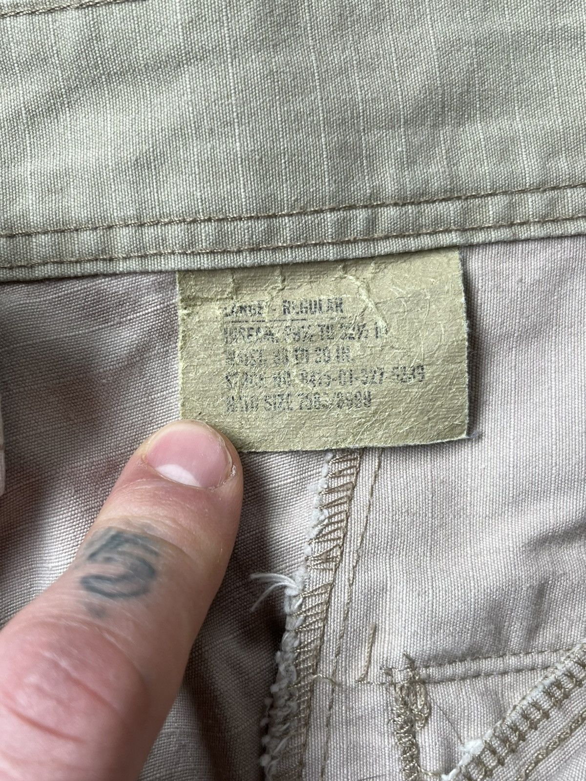Vintage Vintage Military Desert Camouflage Cargo Pants Size US 34 / EU 50 - 3 Thumbnail
