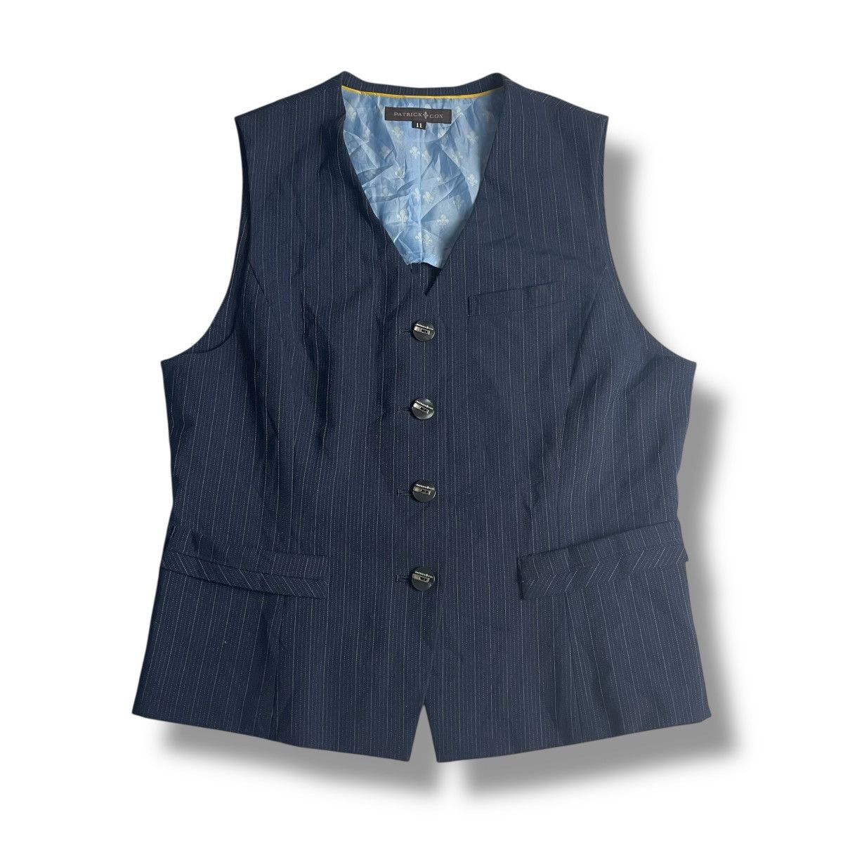 Patrick Cox PATRICK COX STRIPES BUTTON UP VEST Size US S / EU 44-46 / 1 - 1 Thumbnail