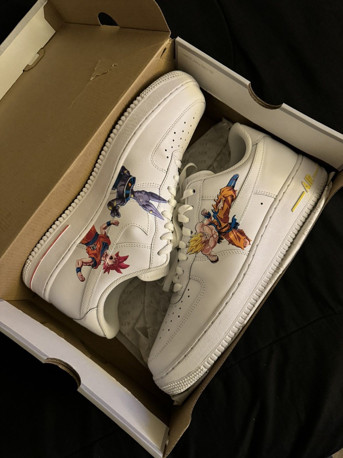 nike air force 1 custom dragon ball z
