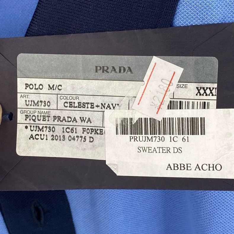 Prada Prada Size 3XL Chest triangle black patch short-sleeved POL Size US XXL / EU 58 / 5 - 4 Thumbnail