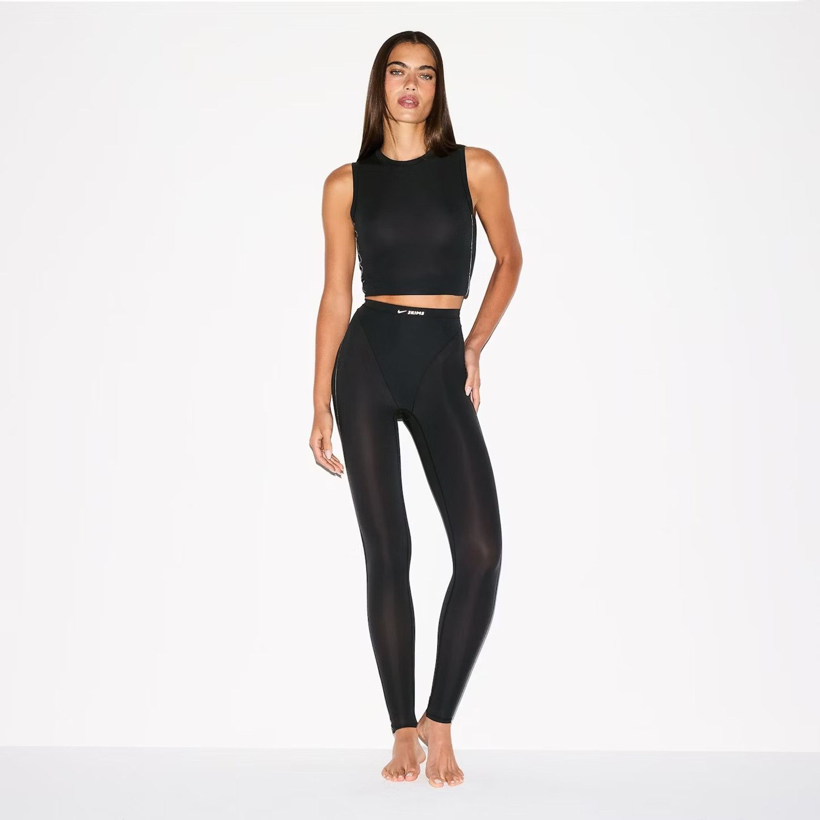 Nike Nike x SKIMS Weightless V-Panel Legging in Obsidian Women XL Size 32" / US 10 / IT 46 - 5 Thumbnail