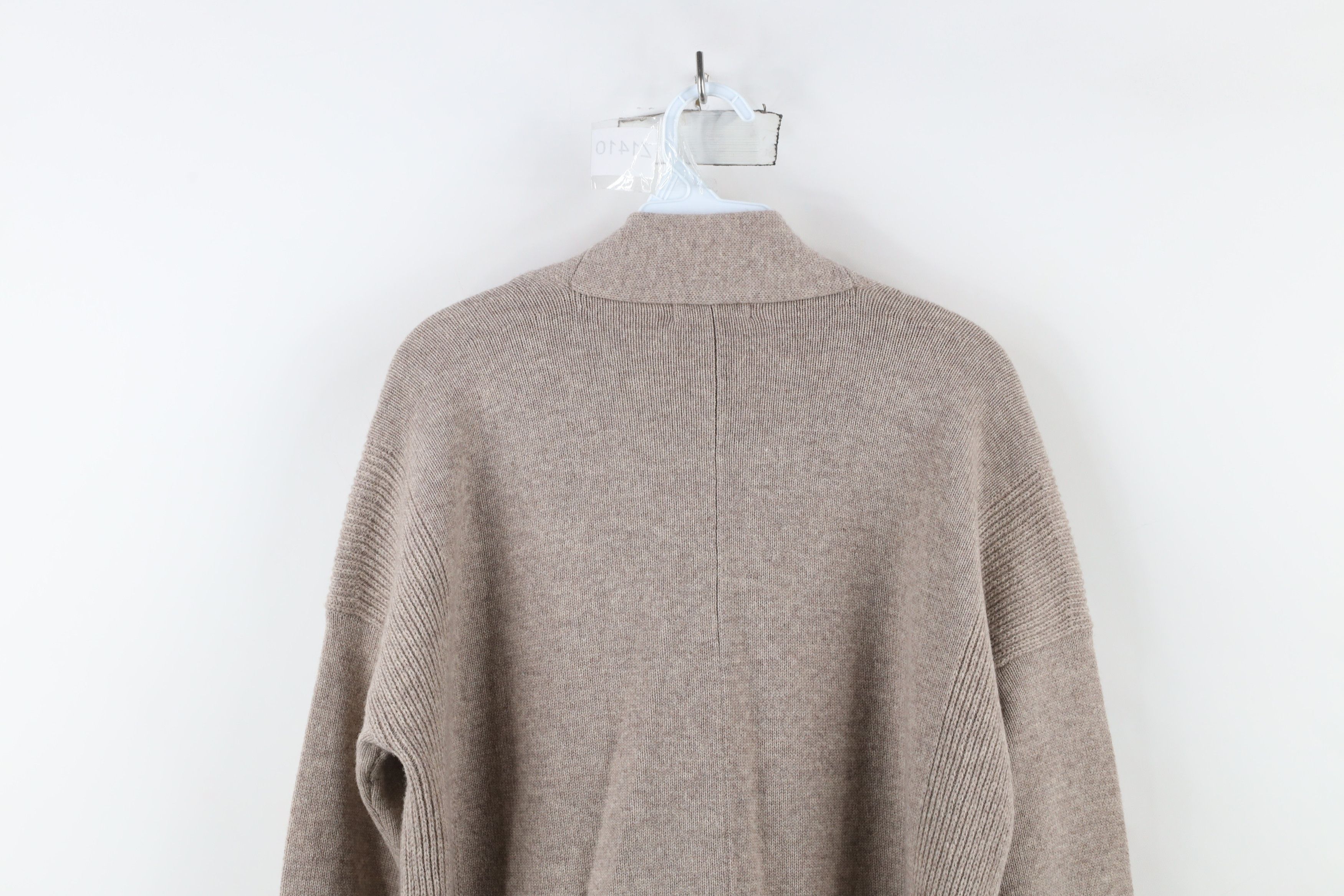 Athleta × Vintage Athleta Wool Cashmere Knit Wrap Open Front Cardigan Sweater Size XS / US 0-2 / IT 36-38 - 10 Thumbnail
