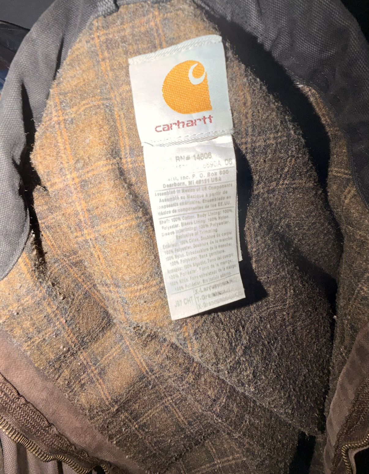 Carhartt VINTAGE COCHOLATE BROWN CARHARTT DETROIT JACKET J97-DKB Size US XL / EU 56 / 4 - 10 Thumbnail