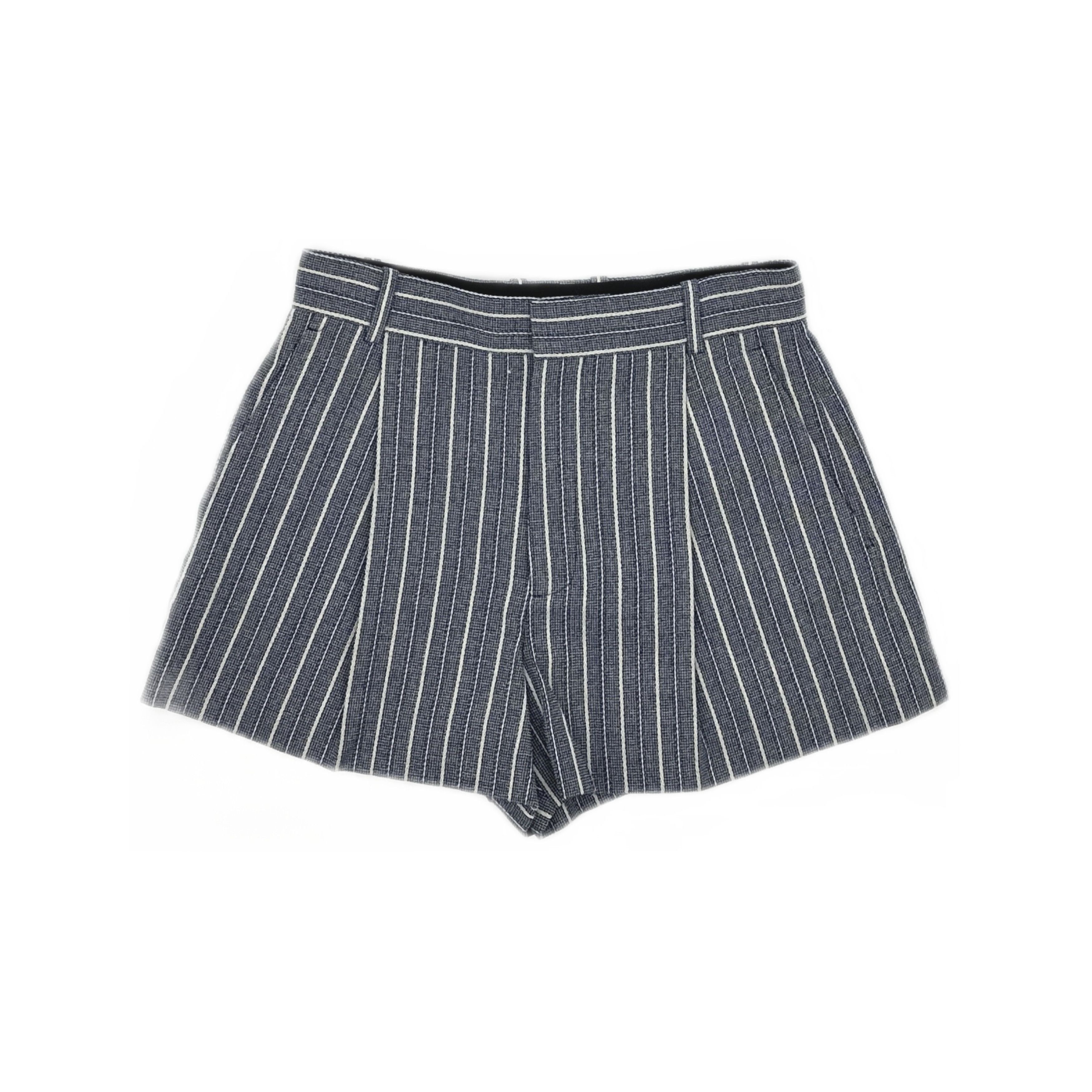 Dior Dior Striped Virgin Wool Shorts Size FR 36 Size 26" / US 2 / IT 38 - 1 Thumbnail