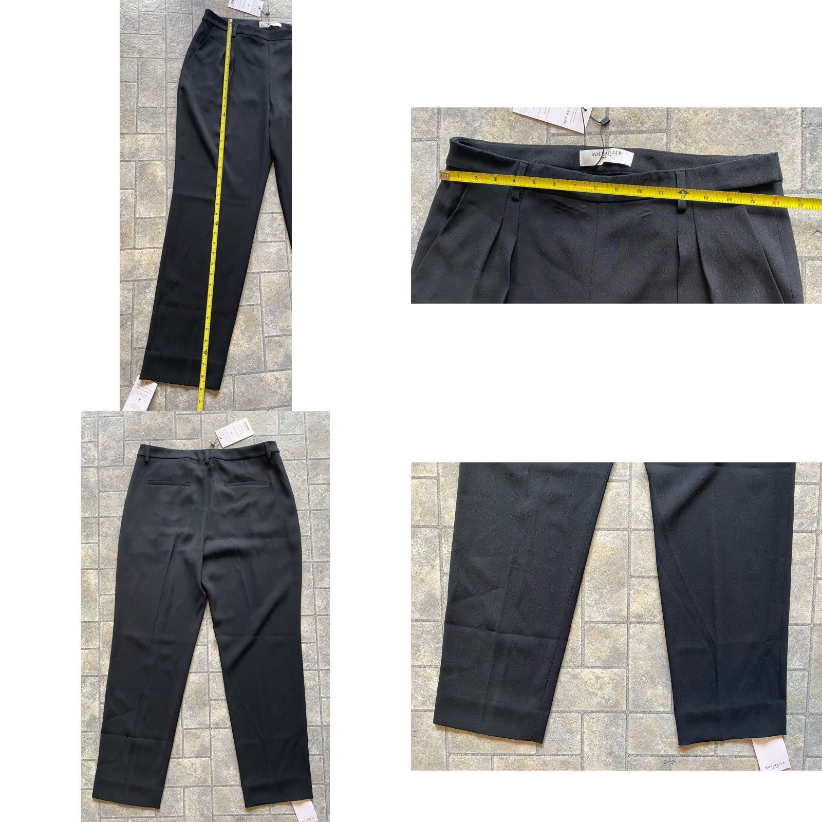 M.M.LaFleur NWT MM.LaFleur Nakamura 2.0 Trouser Black Dress Pants Womens Size 8 Size 30" / US 8 / IT 44 - 8 Thumbnail